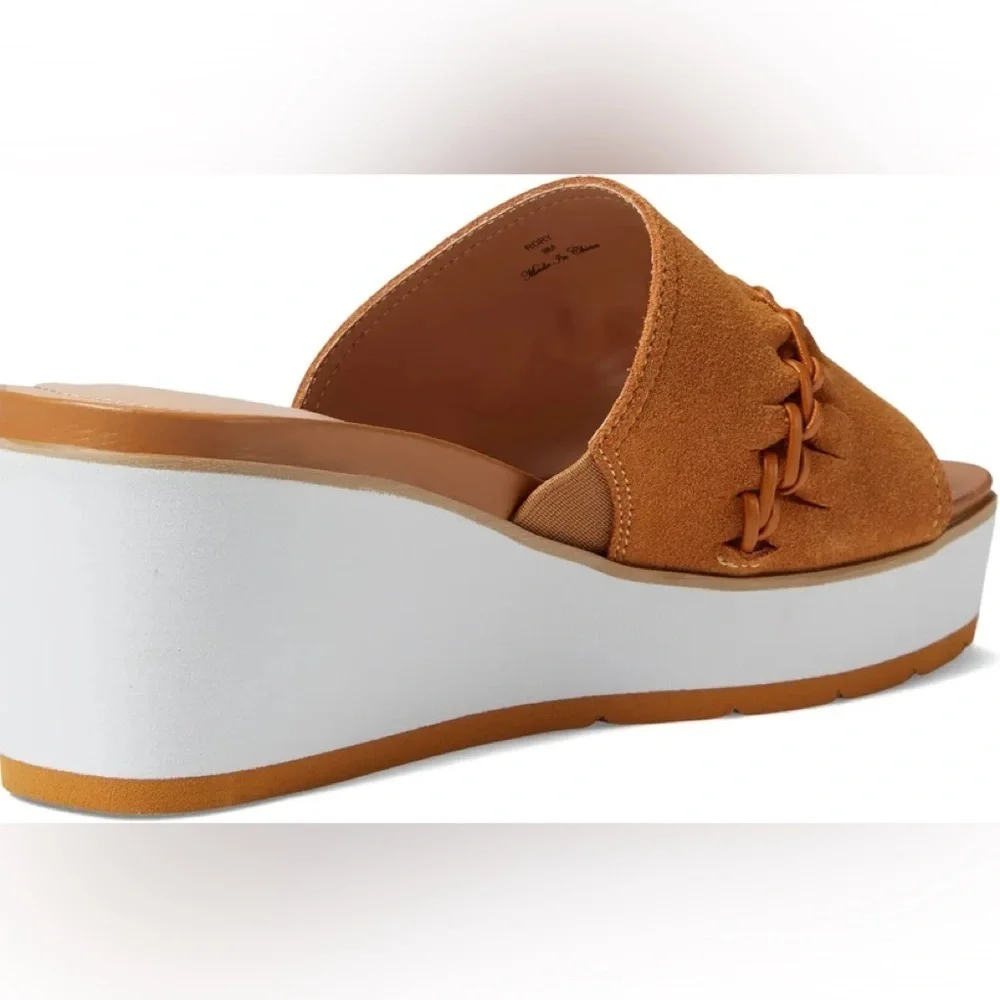 NYDJ Suede Rory Wedge Sandal